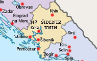 Sibenik_Knin_map